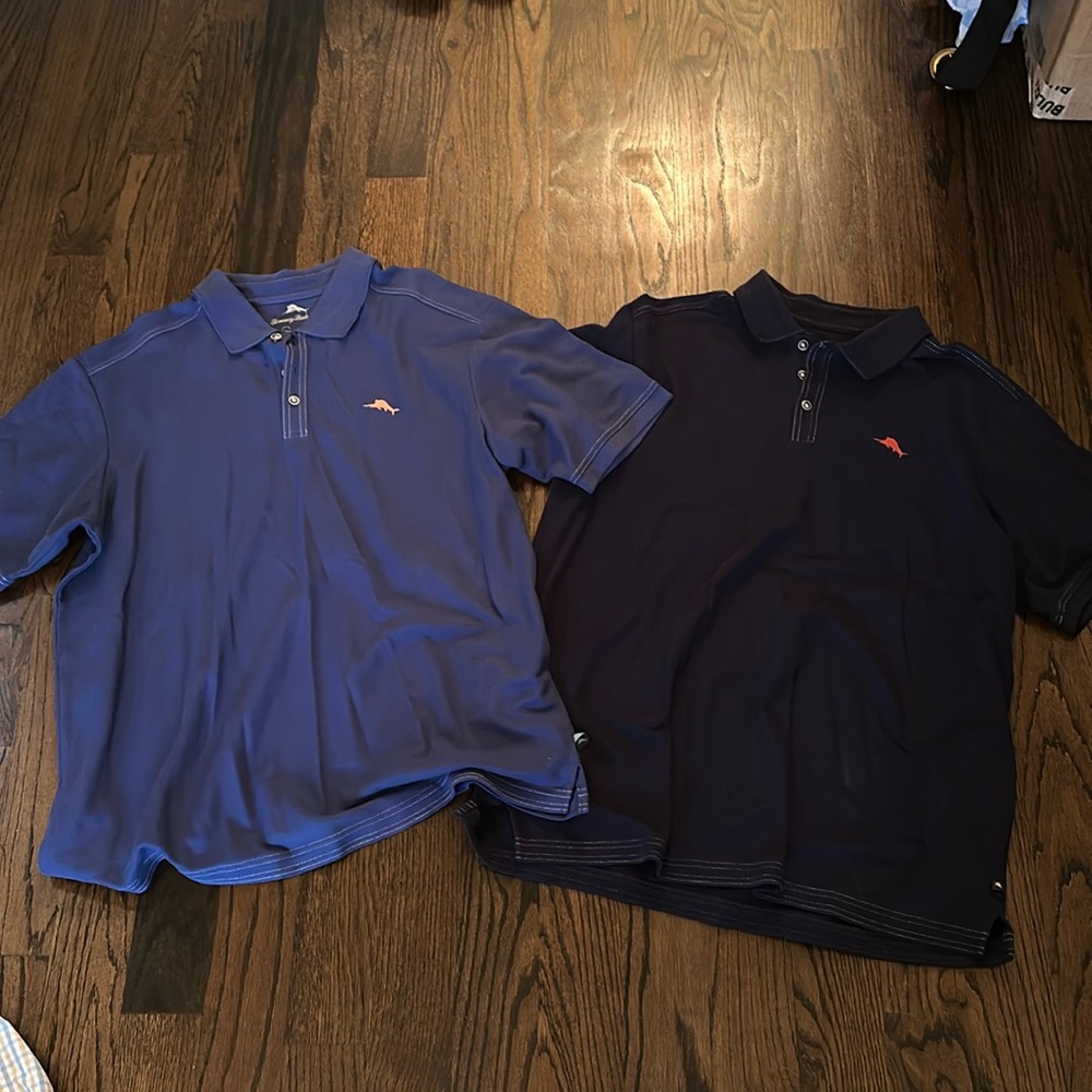 2 Tommy bahama polos blue